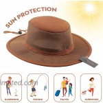 Accessorama Men & Women's Western Mesh Cowboy Hat Cowgirl Caps with Roll-up Brim for Summer Breathable at Women’s Clothing store