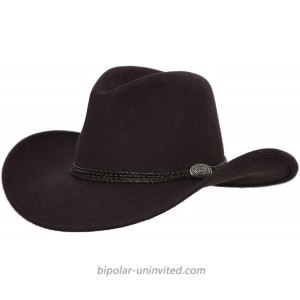 Outback Trading Company Men's 1307 Shy Game Water-Repellent Crushable UPF 50 Australian Wool Western Cowboy Hat