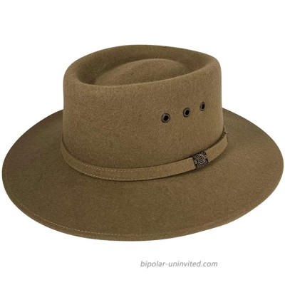 San Andreas Exports Angel Eyes Wide Brim Hat Handmade from Oaxacan Sheep's Wool at  Men’s Clothing store