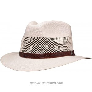 American Hat Makers Milan Straw Fedora — Lightweight Breathable at  Women’s Clothing store