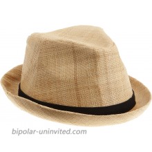 San Diego Hat Company Women's Natural Raffia Fedora at  Women’s Clothing store