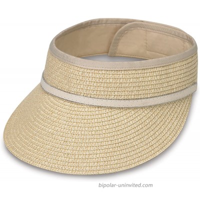 Wallaroo Hat Company Bianca Visor - Women's Hat - 100% Paper Braid Natural at  Women’s Clothing store