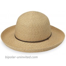 Wallaroo Hat Company Women’s Amelia Sun Hat – UPF 50+ Lightweight Packable Modern Style Designed in Australia Natural at  Women’s Clothing store