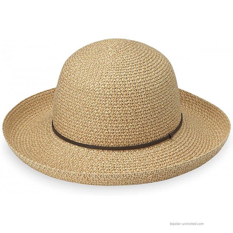 Wallaroo Hat Company Women’s Amelia Sun Hat – UPF 50+ Lightweight Packable Modern Style Designed in Australia Natural at Women’s Clothing store