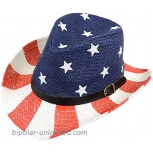 WESTEND Two Sizes Spring Summer American Flag Fedora Hat Beige at  Women’s Clothing store