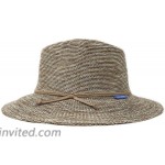 Women’s Victoria Fedora Sun Hat – UPF 50+ Adjustable Packable Mixed Camel at Women’s Clothing store