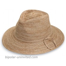 Women’s Victoria Fedora Sun Hat – UPF 50+ Adjustable Packable Mixed Camel at  Women’s Clothing store