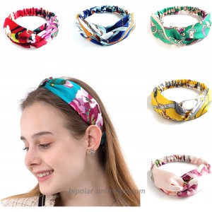 6 Pieces Women's Silk Satin Headbands Comfortable and Stylish 3 Floral Patterns and 3 Stylish Patterns at  Women’s Clothing store