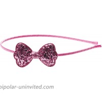Anna BelenIsabelle Glitter Bow Headband O S Pink at  Women’s Clothing store