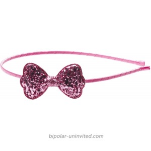 Anna BelenIsabelle Glitter Bow Headband O S Pink at  Women’s Clothing store