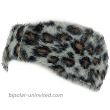 David & Young Women's Leopard Print Soft Headwrap White at  Women’s Clothing store