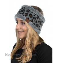Headwrap - Leopard Heather Grey