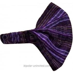 Inspirit Arts Large Size Extra Loose Headband Handwoven No-Slip Purple at  Women’s Clothing store