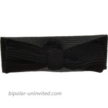 Kate Spade New York Solid Bow Headband Black One Size