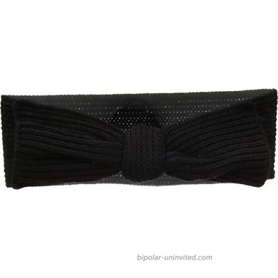 Kate Spade New York Solid Bow Headband Black One Size