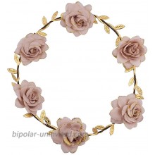 Lux Accessories Pink Goddess Flower Headrown at  Women’s Clothing store