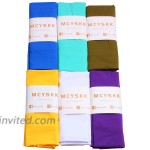 MCYSKK Long Knit Stretch Turban Head Wraps Headband Scarf Tie Headwear Solid Color at Women’s Clothing store