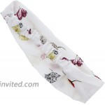 Motique Accessories White Headwrap with Scattered Flowers Headband at Women’s Clothing store