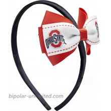 NCAA Ohio State Buckeyes 2-Tone Bow Hairband