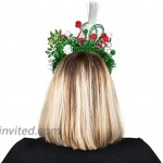 Point Me to Mistletoe LED Light Up Adult's One Size Polyester Christmas Fashion Headband