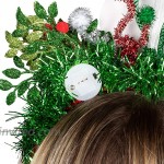 Point Me to Mistletoe LED Light Up Adult's One Size Polyester Christmas Fashion Headband