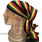 Short Headwrap Scarf Hair Tie Turban Fabric Hand Woven Breathable Gauze Reggae at Women’s Clothing store