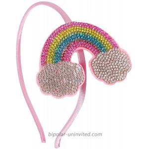 Wrapables Crystal Studded Bling Headband Rainbow