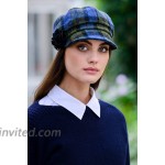 Green Plaid Ladies Newsboy Hat Made in Ireland One Size Fits Most at Women’s Clothing store