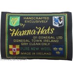 Hanna Hats Irish Flat Cap Skipper Driving Cap Handmade in Ireland Donegal 100% Tweed Wool at Men’s Clothing store