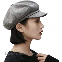 MINAKOLIFE Womens Classic Wool Newsboy Caps Visor 8 Panel Gatsby Apple Cabbie Hat at  Women’s Clothing store