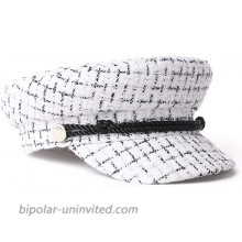 Womens Newsboy Cap Baker Berets Fisherman Conductor Greek Hat Winter Sailor Fiddler Casual Fashion Cancer Satin White at  Women’s Clothing store