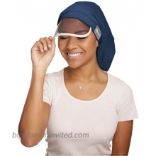 Hairbrella XL Women’s Rain Hat Waterproof Sun Protection Satin-Lined Packable for Voluminous and Long Hair Teal XL
