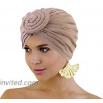African Flower Head Wraps Turban for Women Pattern Knot Pre-Tied Bonnet Beanie Cap Headwrap Bonnets Head Scarf for Women… at Women’s Clothing store