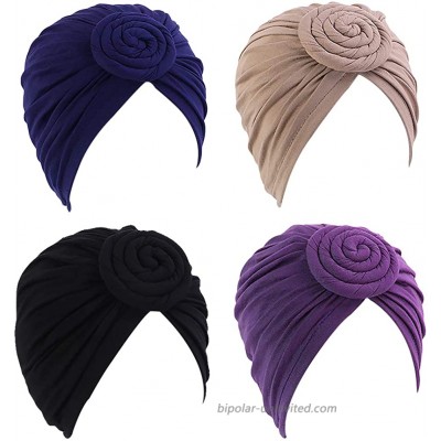 African Flower Head Wraps Turban for Women Pattern Knot Pre-Tied Bonnet Beanie Cap Headwrap Bonnets Head Scarf for Women… at  Women’s Clothing store