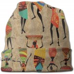 African Women Afrocentric Artwork Women Winter Hat Warm Thick Baggy Slouchy Beanie Cap for Men Women Gifts at Women’s Clothing store