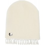 Betsey Johnson Women's Peek A Boo Pearl Beanie Ivory One Size at Women’s Clothing store