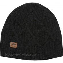 Coal The Yukon Cable Knit Wool Beanie Winter Hat Black