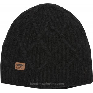 Coal The Yukon Cable Knit Wool Beanie Winter Hat Black