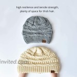 ENJOYFUR Womens Slouchy Beanie Trendy Chunky Cable Knit Beanie Oversized Winter Hats for Women Grey at Women’s Clothing store