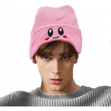 Hotiego Unisex Star Kawaii Knit Hat Plush Smiley Warm Beanie Face Cap Ear Protection Hedging Skullies for Adults TeensPink at  Women’s Clothing store
