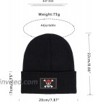 JIAHUA Anime Hat Unisex M Embroidery Knitted Hats Men Women Adult Winter Outdoor Ski Hat Black1 at Men’s Clothing store