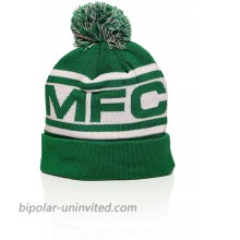 MyFreeCams.com MFC Knit Beanie Hat Green White at  Men’s Clothing store