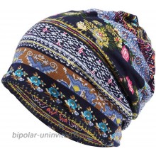 Quanhaigou Slouchy Beanie Hats Baggy Chemo Cap Scarf for Women Men Sport Casual Yoga Headwear Floral Prints Snood Hat at  Men’s Clothing store