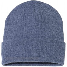 Sportsman - 12 Solid Knit Beanie - SP12 - One Size - Heather Navy at  Men’s Clothing store