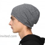 TEFITI Mens Beanie Hats Slouchy Warm Knit Skull Cap for Men Women Winter Unisex Gray at Men’s Clothing store