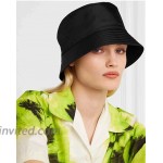 Bucket Hats with String Reversible Double Side Wear Unisex Foldable UV Protection Sun Hat Lightweight Package Outdoor Travel Beach Fisherman Cap Black Beige at Women’s Clothing store