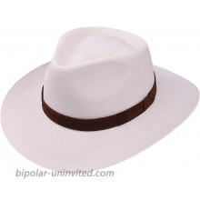 Cuenca Panama hat - 100% Natural fibers - Big Brim 7.5 cm - Hand Made in Ecuador - Quality Grade FINO at  Women’s Clothing store