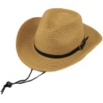 Flygo Women's Wide Brim Floppy Summer Sun Hat UPF 50+ Beach Staw Hat One Size Khaki at Women’s Clothing store