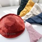 iHomey Women Wide Brim Sun Hats Foldable UPF 50+ Sun Protective Bucket Hat Pure Black at Women’s Clothing store