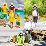 Noncell Sun hat Straw hat Woman's Wide Brim Wavy Side Straw hat，Summer Beach Hat UV UPF 50 Packable Foldable Travel…